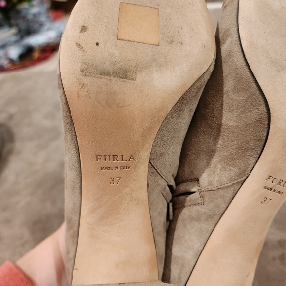Furla Lara Suede Ankle Boots - Picture 10 of 10